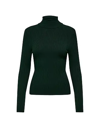 ONLY | Rollkragenpullover ONLKAROL | dunkelgrün